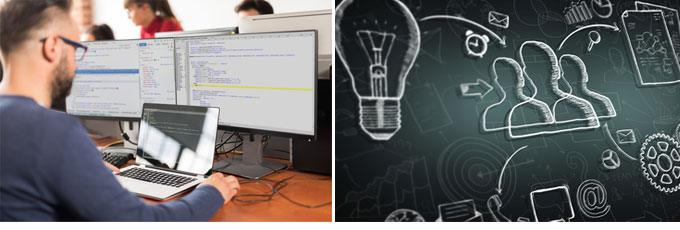 Webentwickler Spezialisten finden Web-Entwicklung