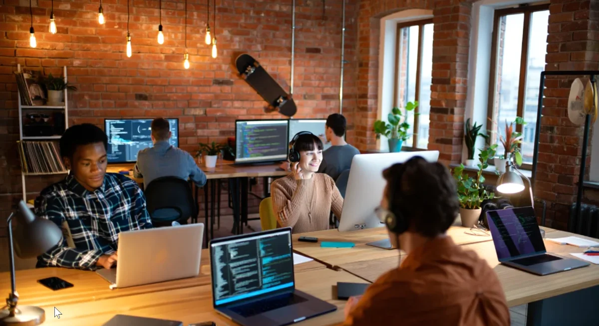 Programmierer im Büro