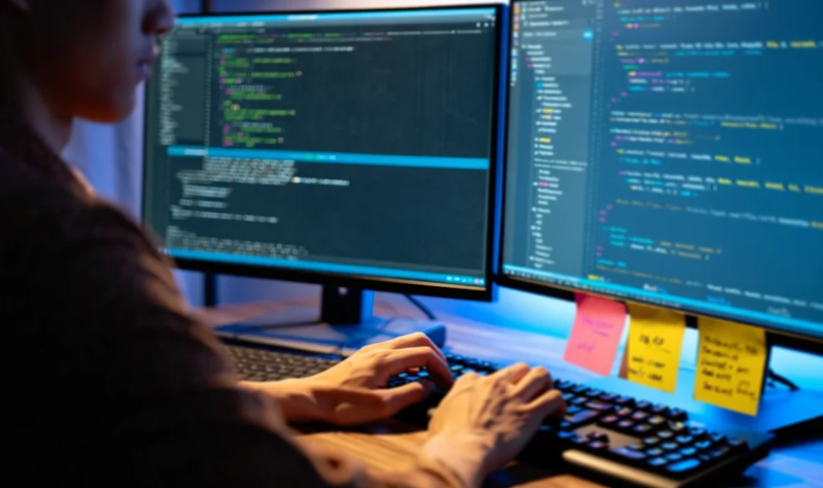 Programmierer bei der Arbeit