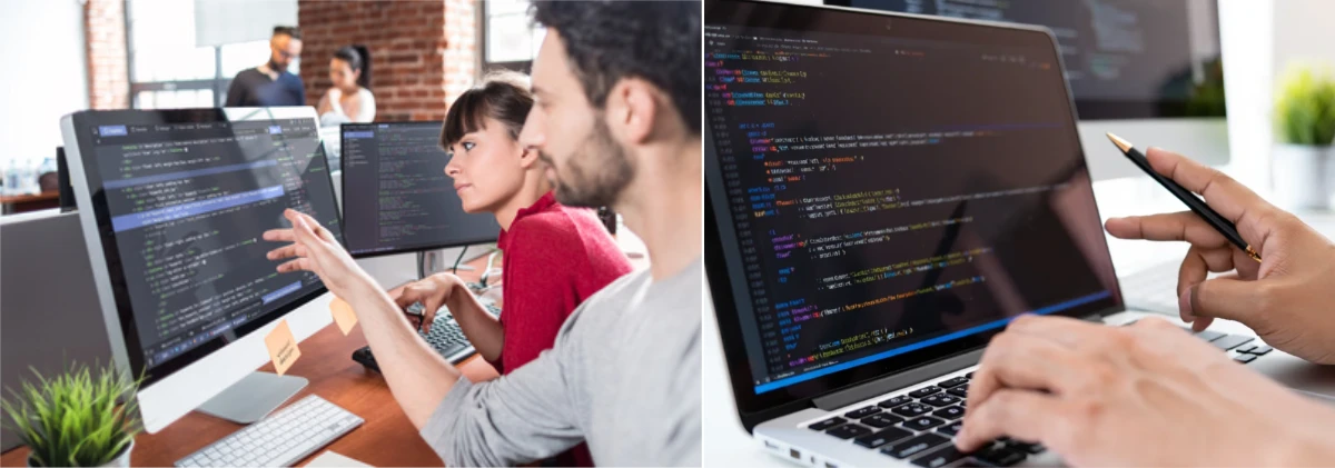 Programmierer entwickeln Software